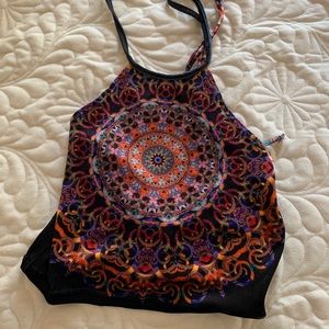 Liberated heart halter top